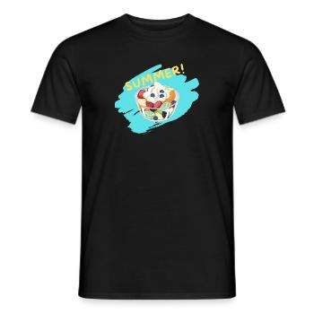Fruits Bowl Sport Fitness Summer - Men's T-Shirt - black - Front - AI Model Male 178 light (178cm)