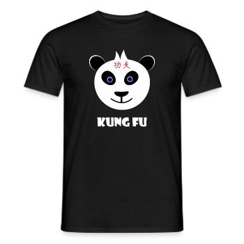 Kung Fu - T-shirt homme - noir - Devant - AI Model Male 178 light (178cm)
