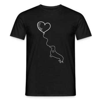 Dackel - Dachshund - Teckel - Männer T-Shirt - Schwarz - Vorne - AI Model Male 178 light (178cm)