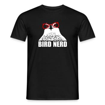 Bird Nerd Habicht - Männer T-Shirt - Schwarz - Vorne - AI Model Male 178 light (178cm)