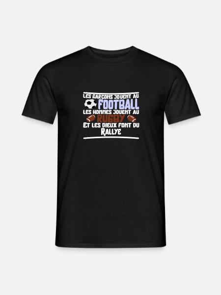 Les dieux Rallye cadeau - T-shirt homme - noir