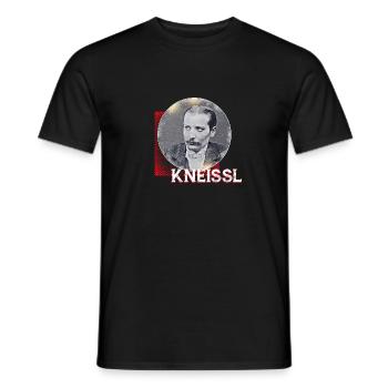 KNEISSL - Men's T-Shirt - black - Front - AI Model Male 178 light (178cm)