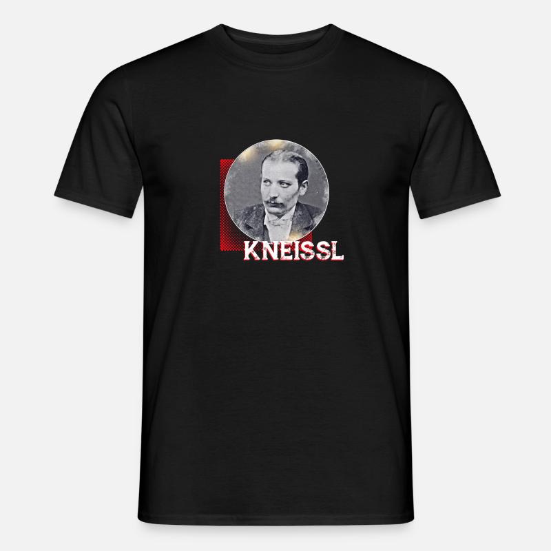 KNEISSL - Männer T-Shirt - Schwarz