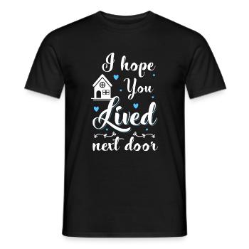 Neighborhood Neighbors Beer Good Neighbors - Men's T-Shirt - black - Front - AI Model Male 178 light (178cm)