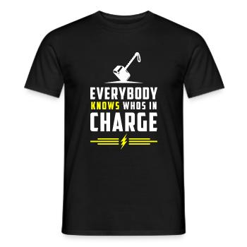 Thor Runen Valhalla Mjolnir - Männer T-Shirt - Schwarz - Vorne - AI Model Male 178 light (178cm)