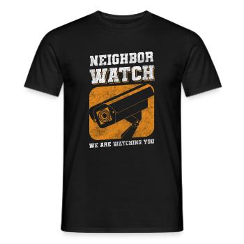 Nachbarn Freundschaft Dorf Mitbewohner - Männer T-Shirt - Schwarz - Vorne - AI Model Male 178 light (178cm)