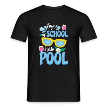 Pool Pool Party Erholung - Männer T-Shirt - Schwarz - Vorne - AI Model Male 178 light (178cm)