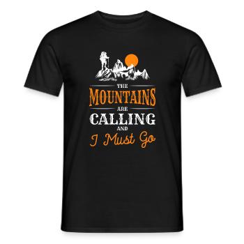 Escalade Nature Amoureux Mur D’escalade En Plein Air - T-shirt homme - noir - Devant - AI Model Male 178 light (178cm)