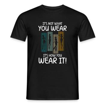 Fashion Lovers Individual Lifestyle Trendsetters - Men's T-Shirt - black - Front - AI Model Male 178 light (178cm)