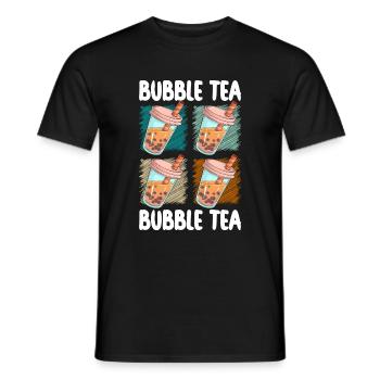 Boba Boba Tea Delicious Asian - Men's T-Shirt - black - Front - AI Model Male 178 light (178cm)