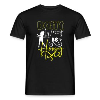Hoopdance Danse Santé - T-shirt homme - noir - Devant - AI Model Male 178 light (178cm)