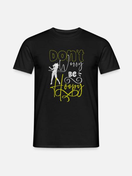 Hula Hooper Fitness Workout Reifen Sport - Männer T-Shirt - Schwarz