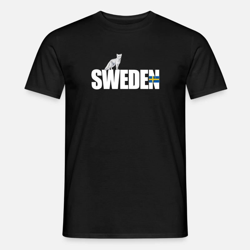 Schweden - Männer T-Shirt - Schwarz
