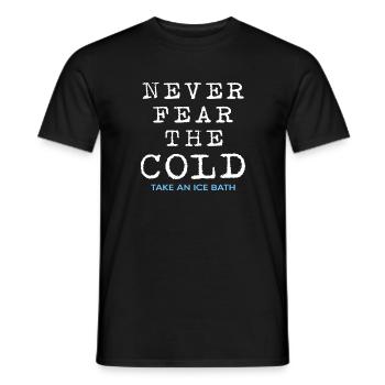 Eisbader Winterbad Abhärtung Eisbad Eisloch - Männer T-Shirt - Schwarz - Vorne - AI Model Male 178 light (178cm)