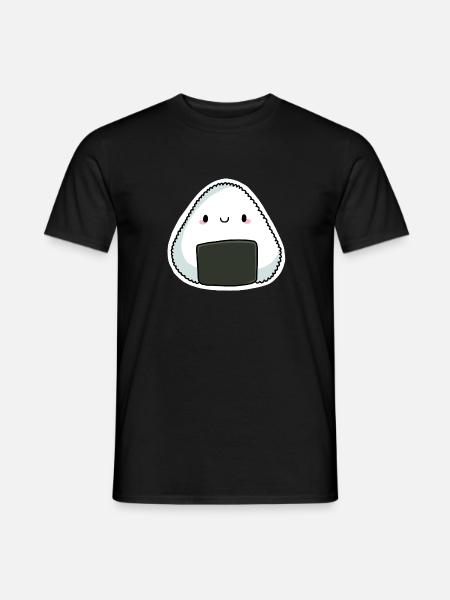 Chibi onigiri - Men's T-Shirt - black