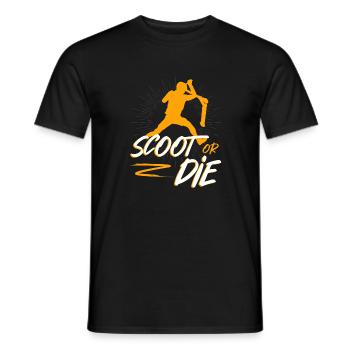 Scoot or les cascadeurs de cascadeurs scooters - T-shirt homme - noir - Devant - AI Model Male 178 light (178cm)