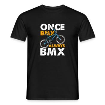 BMX Accessoires de vélo BMX Rider Rampe BMX descente - T-shirt homme - noir - Devant - AI Model Male 178 light (178cm)