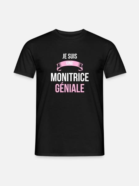 je suis une Monitrice - T-shirt homme - noir