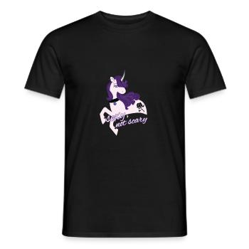 Sexy Gothic Unicorn / Sexy Unicorn - Men's T-Shirt - black - Front - AI Model Male 178 light (178cm)