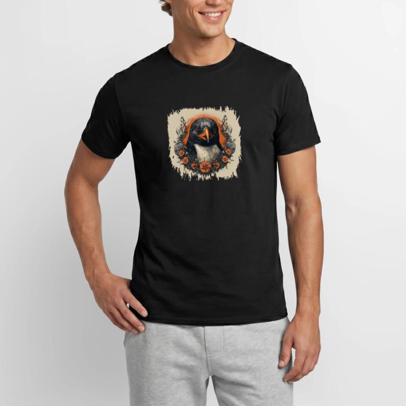 Pingouin dansant présente déclaration Cool T-shirt homme