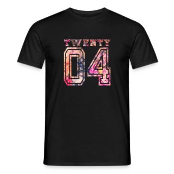 vingt 2004 - T-shirt homme - noir - Devant - AI Model Male 178 light (178cm)