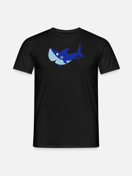 Shark - shark - shark (3 c) - T-shirt homme - noir