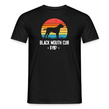 Black Mouth Cur - Men's T-Shirt - black - Front - AI Model Male 178 light (178cm)