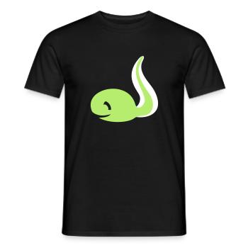 têtard grenouille - T-shirt homme - noir - Devant - AI Model Male 178 light (178cm)