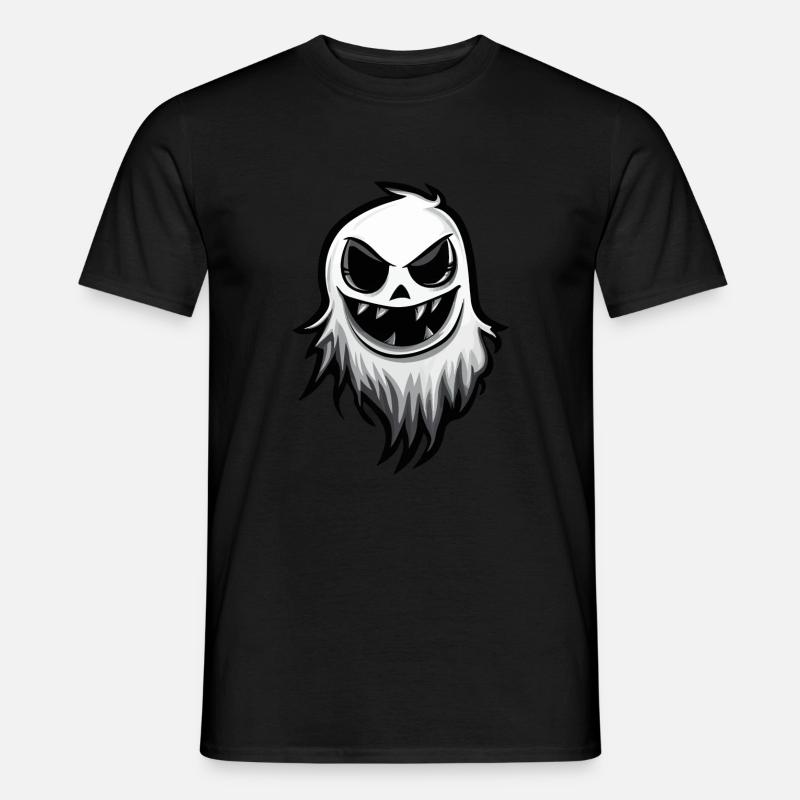 Geist Halloween Comic - Männer T-Shirt - Schwarz