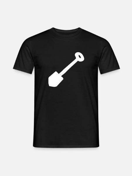 Shovel or shovel for children - Men's T-Shirt - black