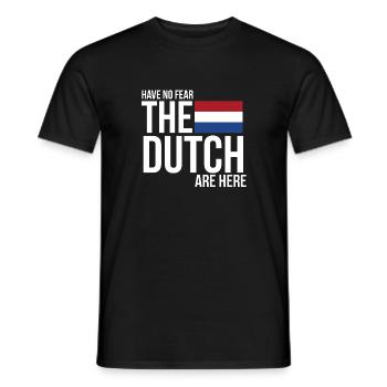 N'ayez aucune peur, les Hollandais sont là - T-shirt homme - noir - Devant - AI Model Male 178 light (178cm)