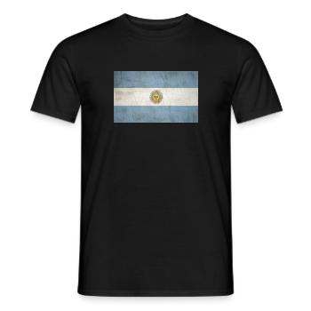 Argentine - T-shirt homme - noir - Devant - AI Model Male 178 light (178cm)