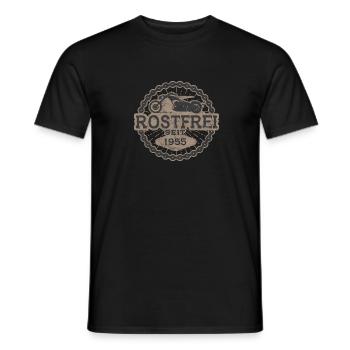Born to ride biker oldtimer motorrad 1955 - Männer T-Shirt - Schwarz - Vorne - AI Model Male 178 light (178cm)