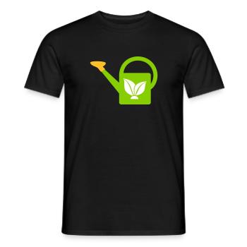 Arrosoir - T-shirt homme - noir - Devant - AI Model Male 178 light (178cm)