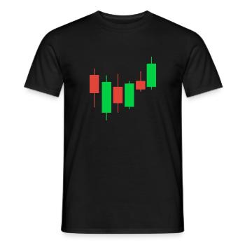 Krypto - Männer T-Shirt - Schwarz - Vorne - AI Model Male 178 light (178cm)