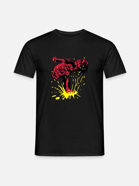 splash - Männer T-Shirt - Schwarz