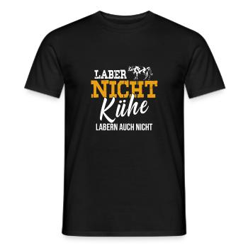 Landwirt Shirt · Landwirtschaft · Nicht labern - Männer T-Shirt - Schwarz - Vorne - AI Model Male 178 light (178cm)