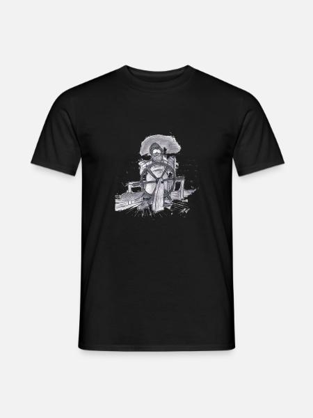 Seemann #NorddeutscheKunst - Männer T-Shirt - Schwarz