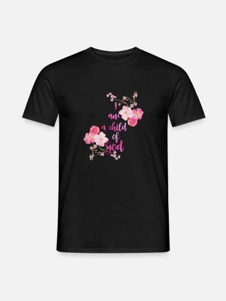 I Am A Child Of God - Men's T-Shirt - black