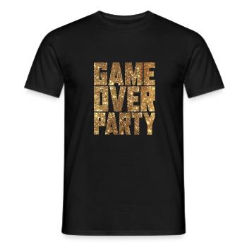 jeu sur l'or de la fête - T-shirt homme - noir - Devant - AI Model Male 178 light (178cm)