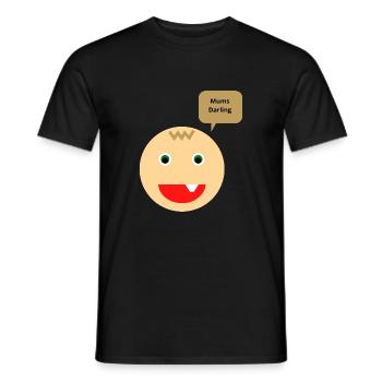 Mutterkinder aufgepasst - Männer T-Shirt - Schwarz - Vorne - AI Model Male 178 light (178cm)