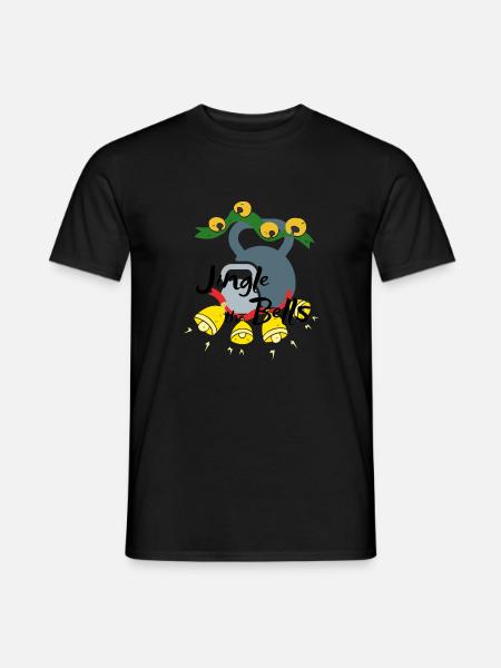 Jingle the Bells - Männer T-Shirt - Schwarz