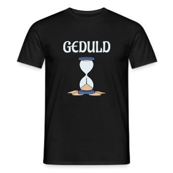 Geduld am Ende - Männer T-Shirt - Schwarz - Vorne - AI Model Male 178 light (178cm)
