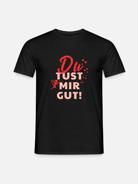 valentinstag spruch partnerschaft partner liebe - Männer T-Shirt - Schwarz