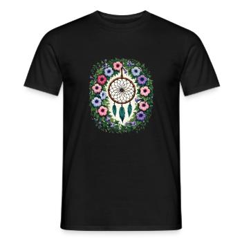 Boho Attrape-rêves Magie - T-shirt homme - noir - Devant - AI Model Male 178 light (178cm)