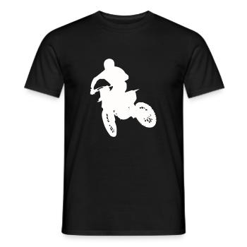 motocross - Männer T-Shirt - Schwarz - Vorne - AI Model Male 178 light (178cm)