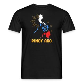 Philippinen Kartendesign für stolze Pinoys - Männer T-Shirt - Schwarz - Vorne - AI Model Male 178 light (178cm)