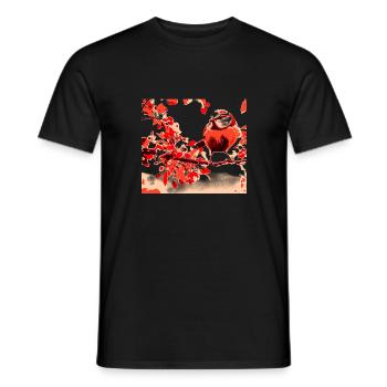 oiseau - T-shirt homme - noir - Devant - AI Model Male 178 light (178cm)
