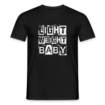 Leichtes Baby - Männer T-Shirt - Schwarz - Vorne - AI Model Male 178 light (178cm)