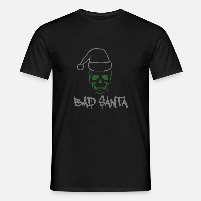 Bad Santa - Männer T-Shirt - Schwarz